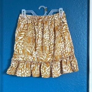 Christian Siriano 100% linen skirt size S